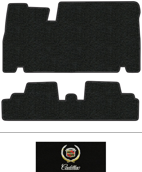 1967-1970 Cadillac Eldorado Floor Mats (Logos Available) - 2pc - Cutpile | Fits: 1pc Frt & 1pc Rr
