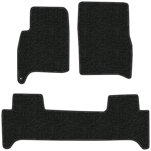 1991-1997 Toyota Land Cruiser (FJ80) Floor Mats - 3pc - Cutpile | Fits: 2pc Frts & 1pc Rr