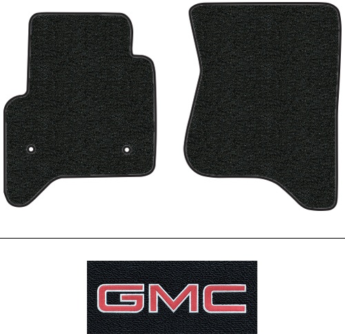 2019 GMC Sierra 1500 Limited Floor Mats (Logos Available) - 2pc Front - Cutpile | Fits: Double Cab