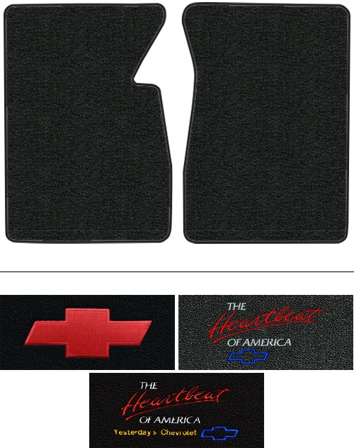 1969-1970 Chevy Blazer Floor Mats (Logos Available) - 2pc - Loop
