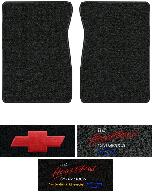 1971-1973 Chevy Blazer Floor Mats (Logos Available) - 2pc - Loop