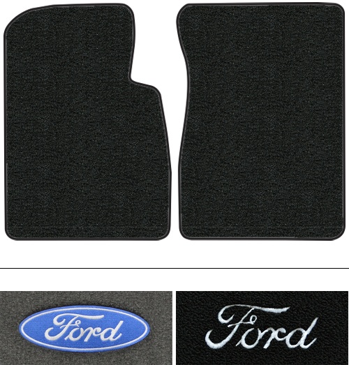 1967 Ford Thunderbird Floor Mats (Logos Available) - 2pc - Loop