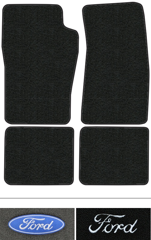 1991-2003 Ford Explorer Floor Mats (Logos Available) - 4pc - Cutpile | Fits: 2DR