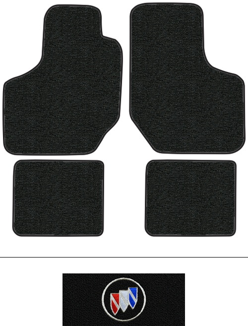 1988-1996 Buick Regal (G-Body) Floor Mats (Logos Available) - 4pc - Cutpile