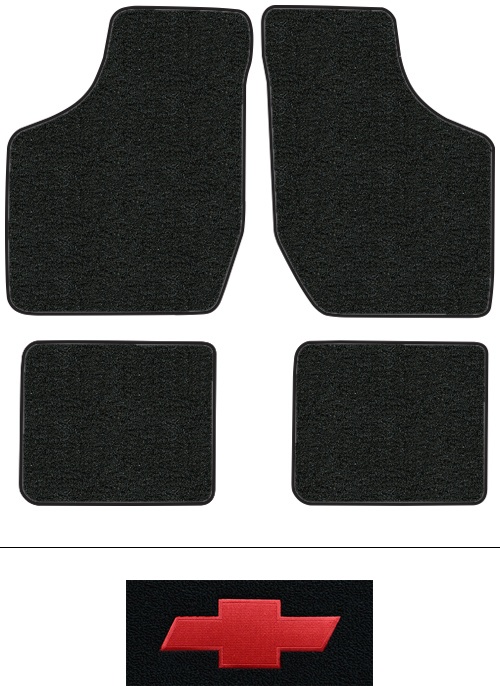 1982-1990 Chevy Celebrity Floor Mats (Logos Available) - 4pc - Cutpile