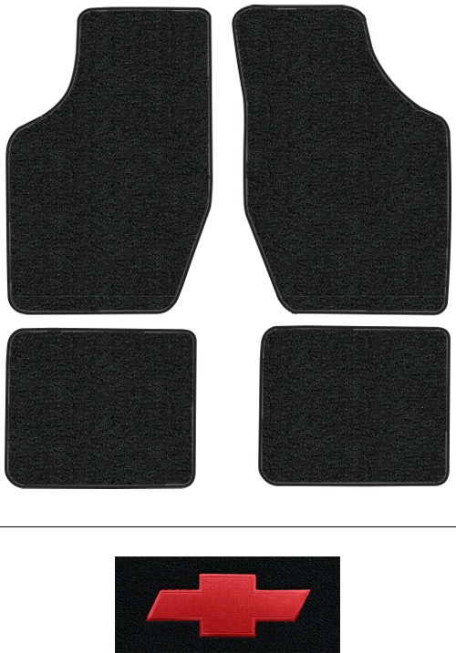 1987-1996 Chevy Corsica Floor Mats (Logos Available) - 4pc - Cutpile