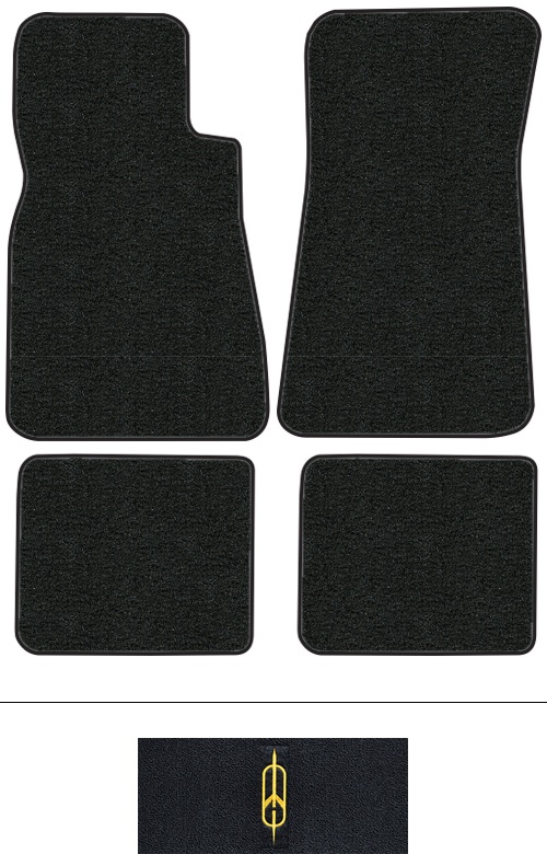 1977-1984 Oldsmobile 98 Regency Floor Mats (Logos Available) - 4pc - Cutpile