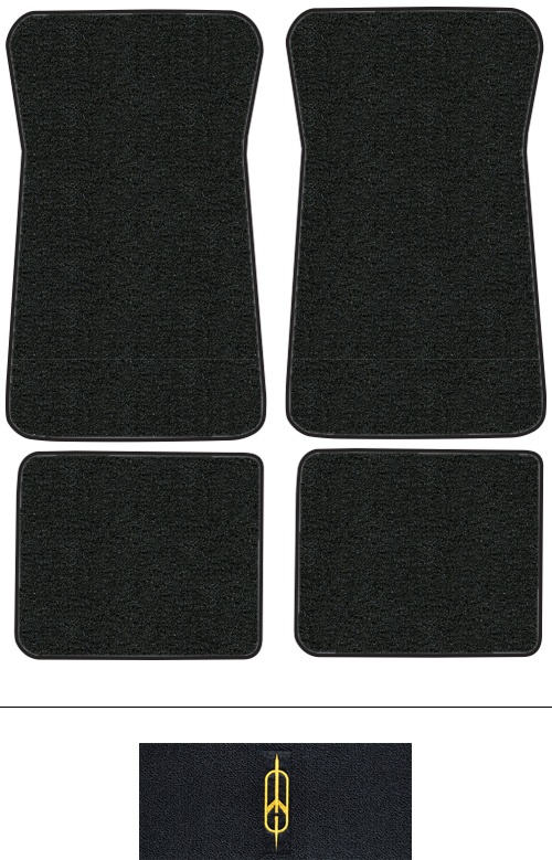 1977-1985 Oldsmobile Delta 88 Royale Floor Mats (Logos Available) - 4pc - Cutpile