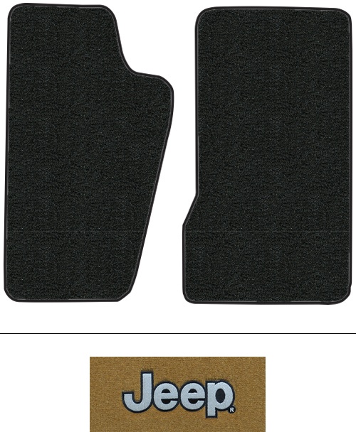 1986-1992 Jeep Comanche (MJ) Floor Mats (Logos Available) - 2pc - Cutpile