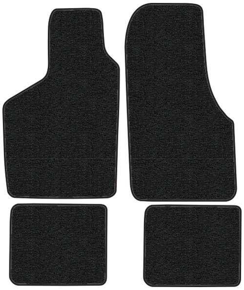 1985-1987 Volkswagen Cabriolet Floor Mats - 4pc - Cutpile | Fits: Convertible