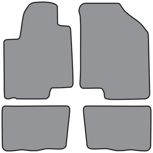 20102012 Kia Soul Floor Mats 4pc Cutpile Factory OEM Parts