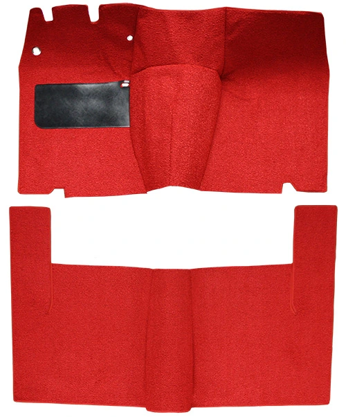 Auto Custom Carpets 1957 Ford Fairlane 500 Trunk Mat – Fleece, Die-Cut, Large Plaid – Fits 2DR Hardtop