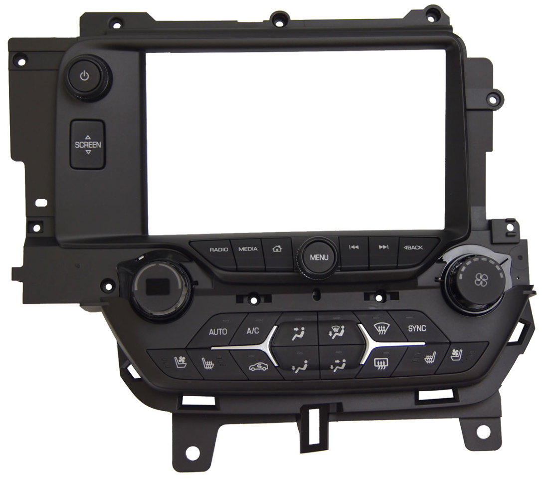 2015 Chevy Corvette C7 HVAC & Radio Bezel Trim Heated Cooled Seats New