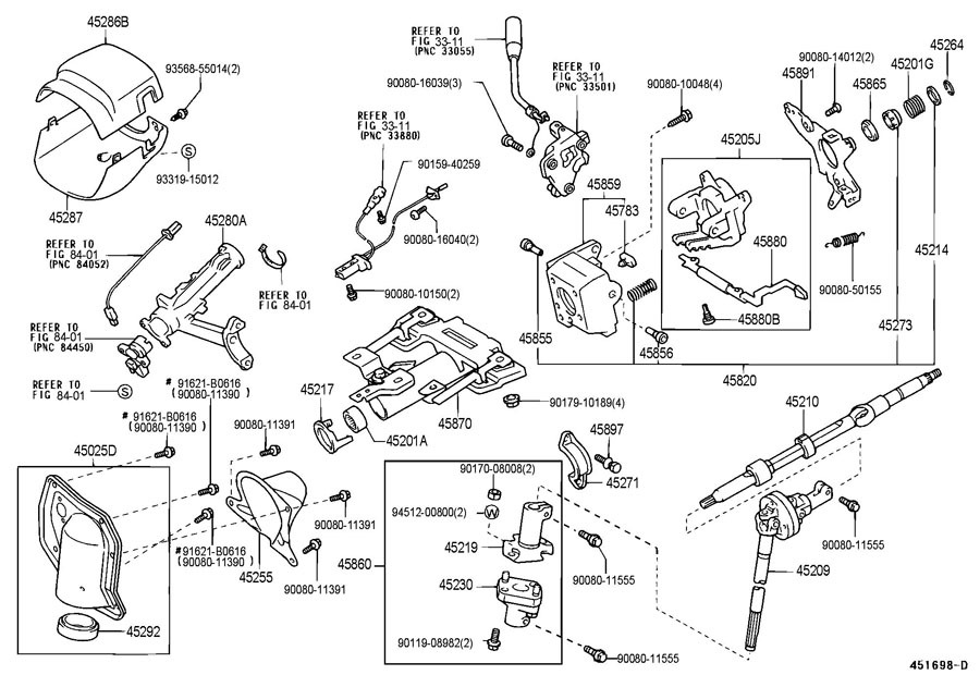 2000-2004 Toyota Tundra Upper Steering Column Trim ... 2000 f450 wiring diagram dashboard 