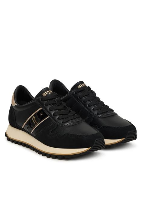 Sneakers blauer donna F5MILLEN03 les black a25 BLAUER | F5LYNN01/LEGBLK BLACK