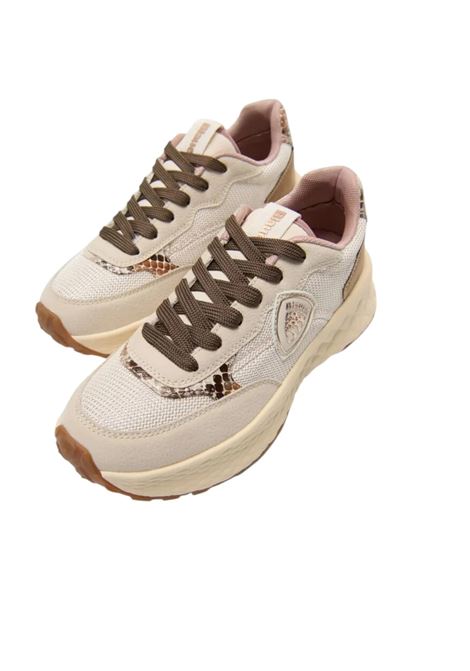 Sneakers blauer donna f5lynn01 pyt cream a25 BLAUER | F5LYNN01/PYTCRE/BRW