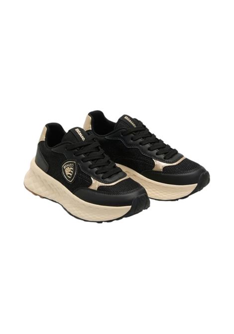 Sneakers blauer donna F5MILLEN LES BLACK a25 BLAUER | F5MILLEN/LESBLK BLACK