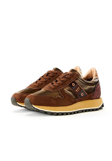Sneakers blauer donna f5 millen03 pyt brown a25 BLAUER | F5MILLEN03/PYTBRW BROWN