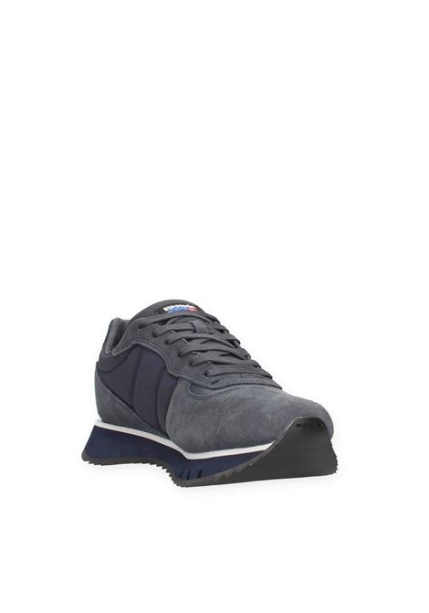 Sneakers blauer uomo f5 queens01 wax navy grey a25 BLAUER | F5QUEENS01/WAXNVY/GRY NAVY GREY