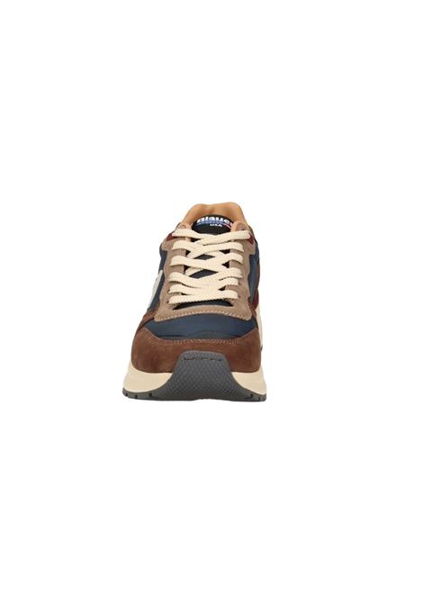 Sneakers blauer uomo F5ray02 navy brown a25 BLAUER | F5RAY02/NUSNVY/DKB NAVY DARK BROWN