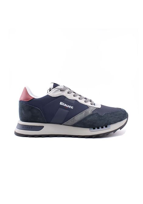 Sneakers blauer uomo F5ryder01 navy red AI25 BLAUER | F5RYDER01/NYNNVY/RED NAVY RED