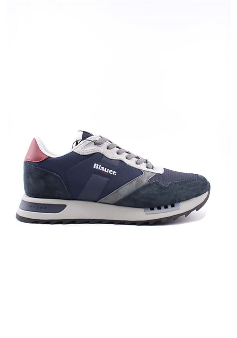 Sneakers blauer uomo F5ryder01 navy red AI25 BLAUER | F5RYDER01/NYNNVY/RED NAVY RED