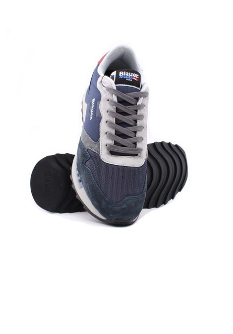 Sneakers blauer uomo F5ryder01 navy red AI25 BLAUER | F5RYDER01/NYNNVY/RED NAVY RED