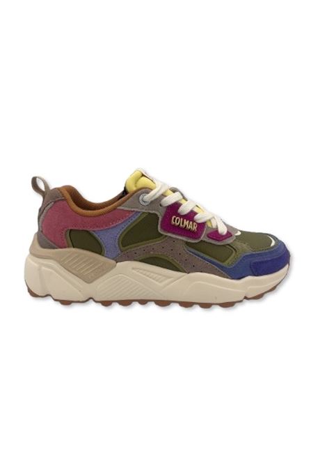 Sneakers colmar donna garner flashy 125 military green multi A25 COLMAR | GARNER FLASHY125 MILITARY GREEN MULTICOLOR