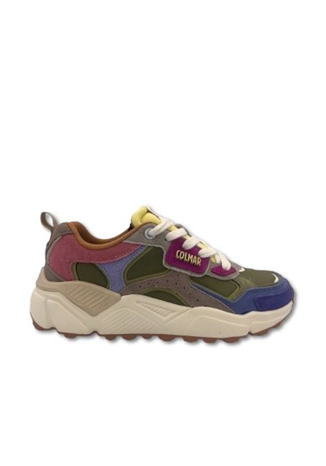 Sneakers colmar donna garner flashy 125 military green multi A25 COLMAR | GARNER FLASHY125 MILITARY GREEN MULTICOLOR