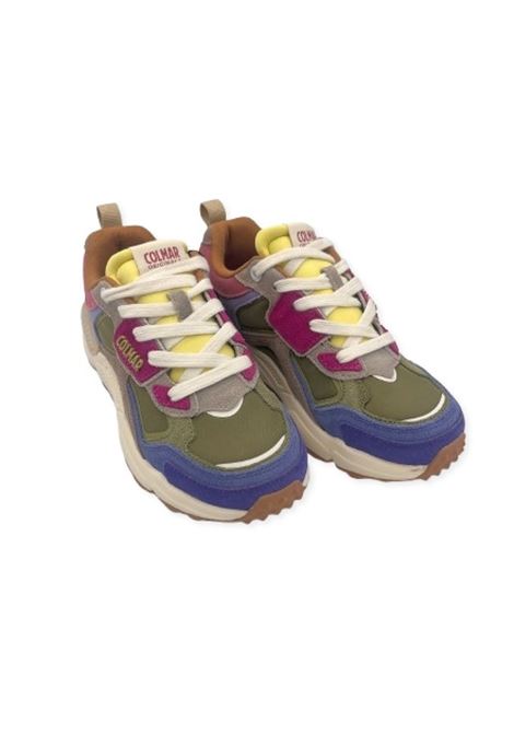 Sneakers colmar donna garner flashy 125 military green multi A25 COLMAR | GARNER FLASHY125 MILITARY GREEN MULTICOLOR