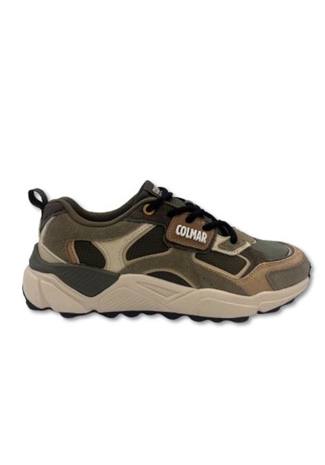 Sneakers colmar uomo garner smooth es25 067 military green a25 COLMAR | GARNER GROUNDS067 MILITARY GREEN