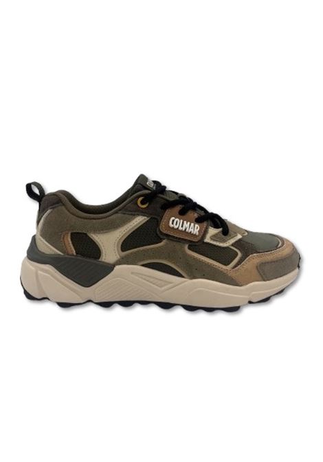 Sneakers colmar uomo garner smooth es25 067 military green a25 COLMAR | GARNER GROUNDS067 MILITARY GREEN