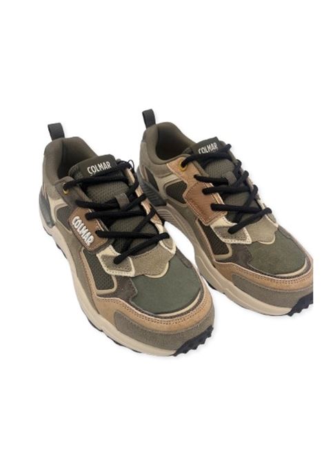 Sneakers colmar uomo garner smooth es25 067 military green a25 COLMAR | GARNER GROUNDS067 MILITARY GREEN