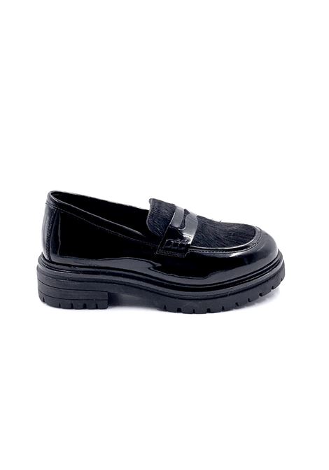 Mocassino emanuelle vee donna indira vernice 452m a25 EMANUELLE VEE | 452M-808-10PACB BLA