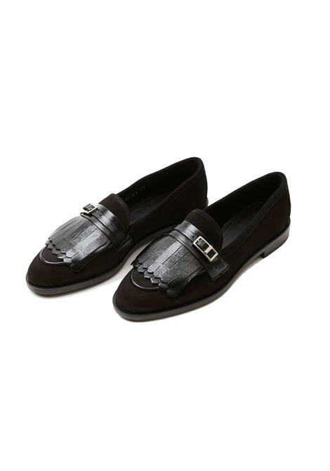Mocassini Frau donna 88E3 neri FRAU | 88E3SOFTY NERO