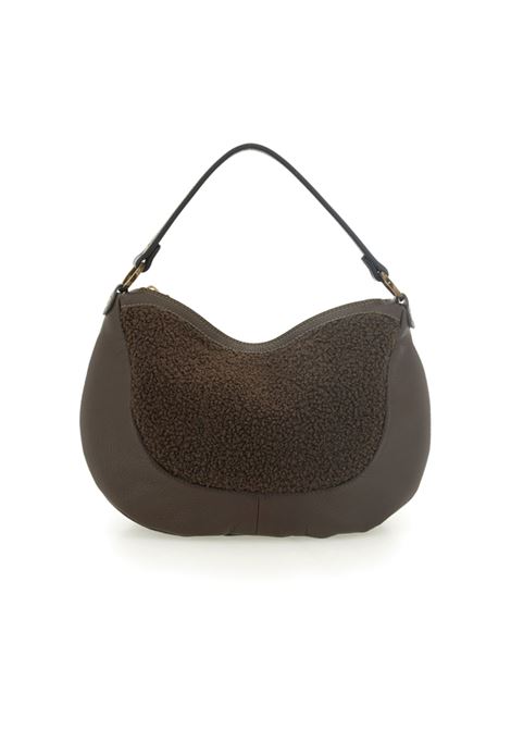Borsa Gabs a spalla MARTY curly fur + bull quercia GABS | G011170T2_X2922C1562 MARTY TG M
