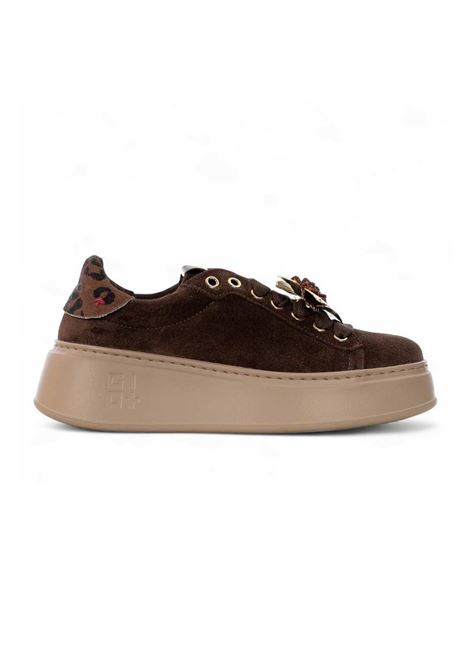 Sneakers Gio+ donna PIA408A cioccolato  GIO+ | PIA408ACOMBI CIOCCOLATO