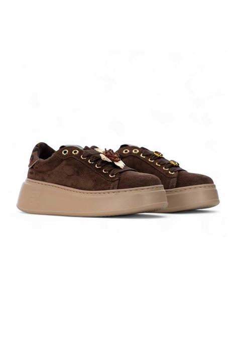 Sneakers Gio+ donna PIA408A cioccolato  GIO+ | PIA408ACOMBI CIOCCOLATO