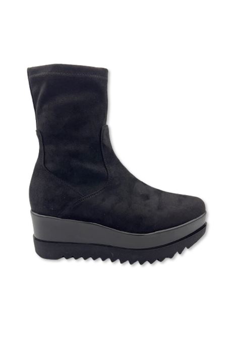 Stivaletto Lorenzo Mari clea08 black A25 LORENZO MARI | CLEA 08ALCANTARA STR NERO