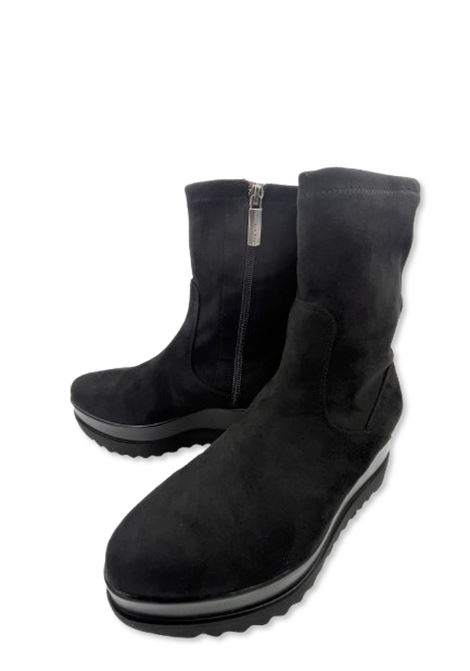 Stivaletto Lorenzo Mari clea08 black A25 LORENZO MARI | CLEA 08ALCANTARA STR NERO
