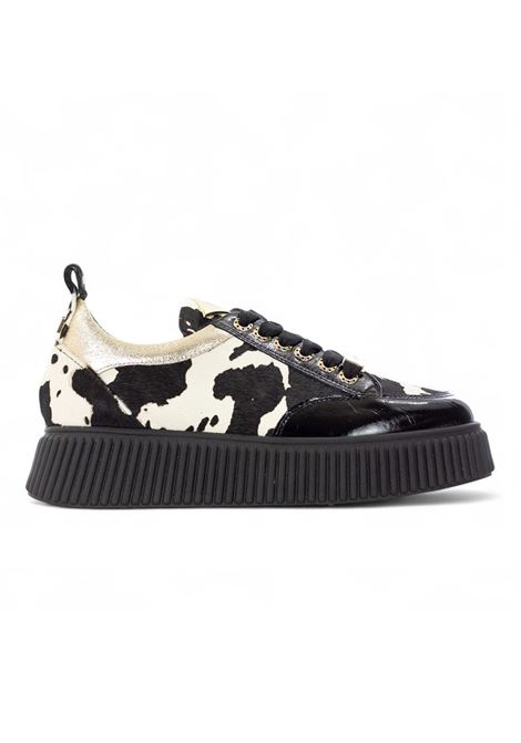 Sneakers lorenzo mari donna sally 26 mucchina bianca A25 LORENZO MARI | SALLY 26MUCCHINA BIANCO/NERA