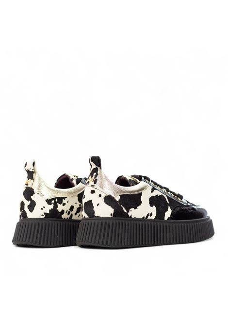 Sneakers lorenzo mari donna sally 26 mucchina bianca A25 LORENZO MARI | SALLY 26MUCCHINA BIANCO/NERA