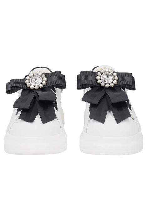 Sneakers tosca blu donna chic sf2501 white fiocco a25 TOSCA BLU | SF2501S00600A FIOCCO BIANCO/NERO