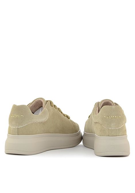 Sneakers tosca blu donna chic cuore beige a25 TOSCA BLU | SF2501S014C05 CUORE TB BEIGE