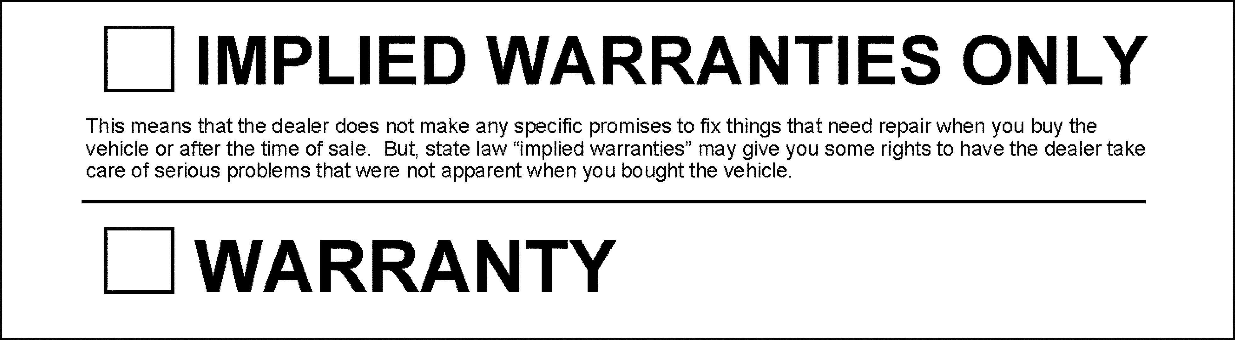 Federal Register Used Motor Vehicle Trade Regulation Rule