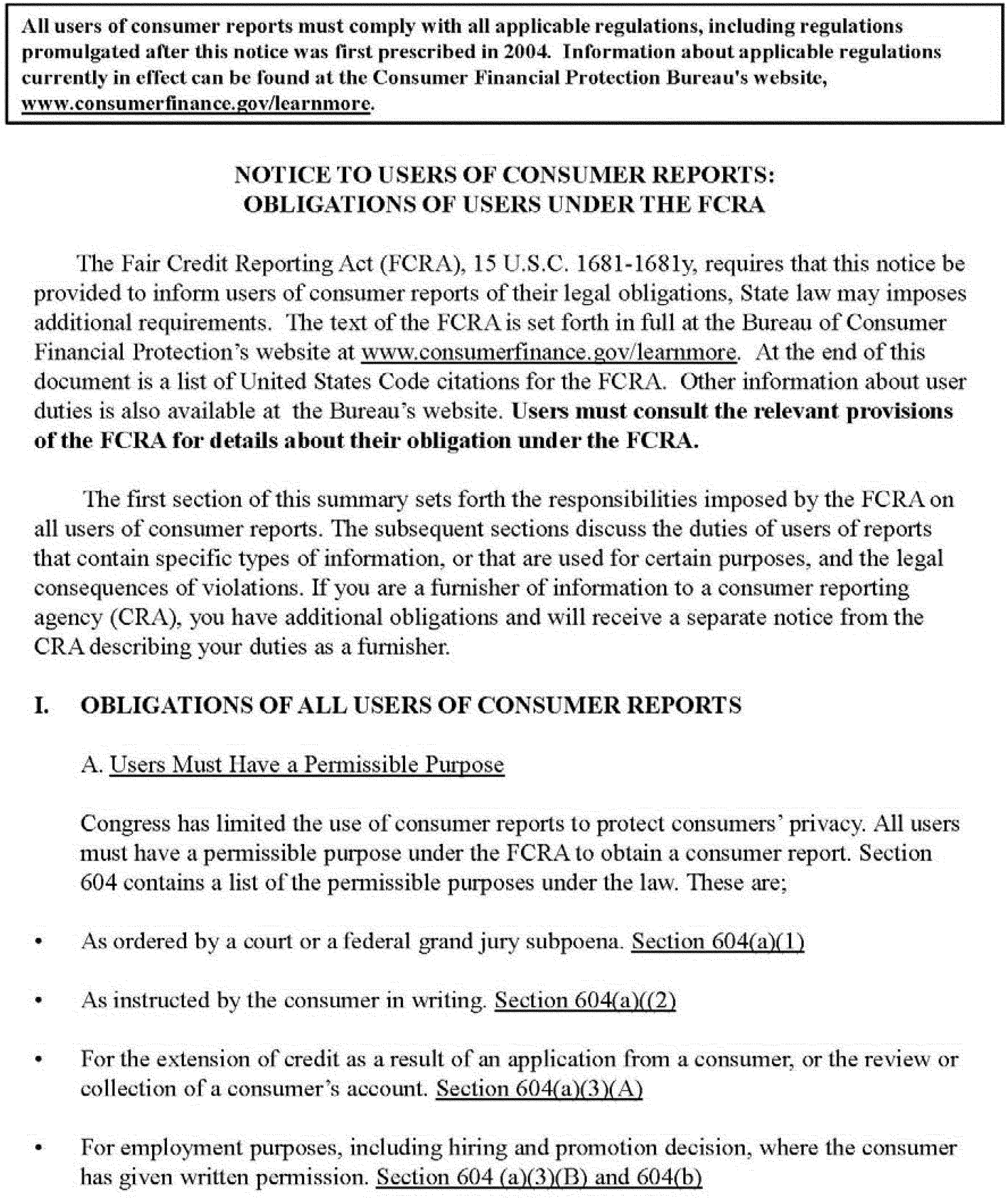 Federal Register Fair Credit Reporting (Regulation V)