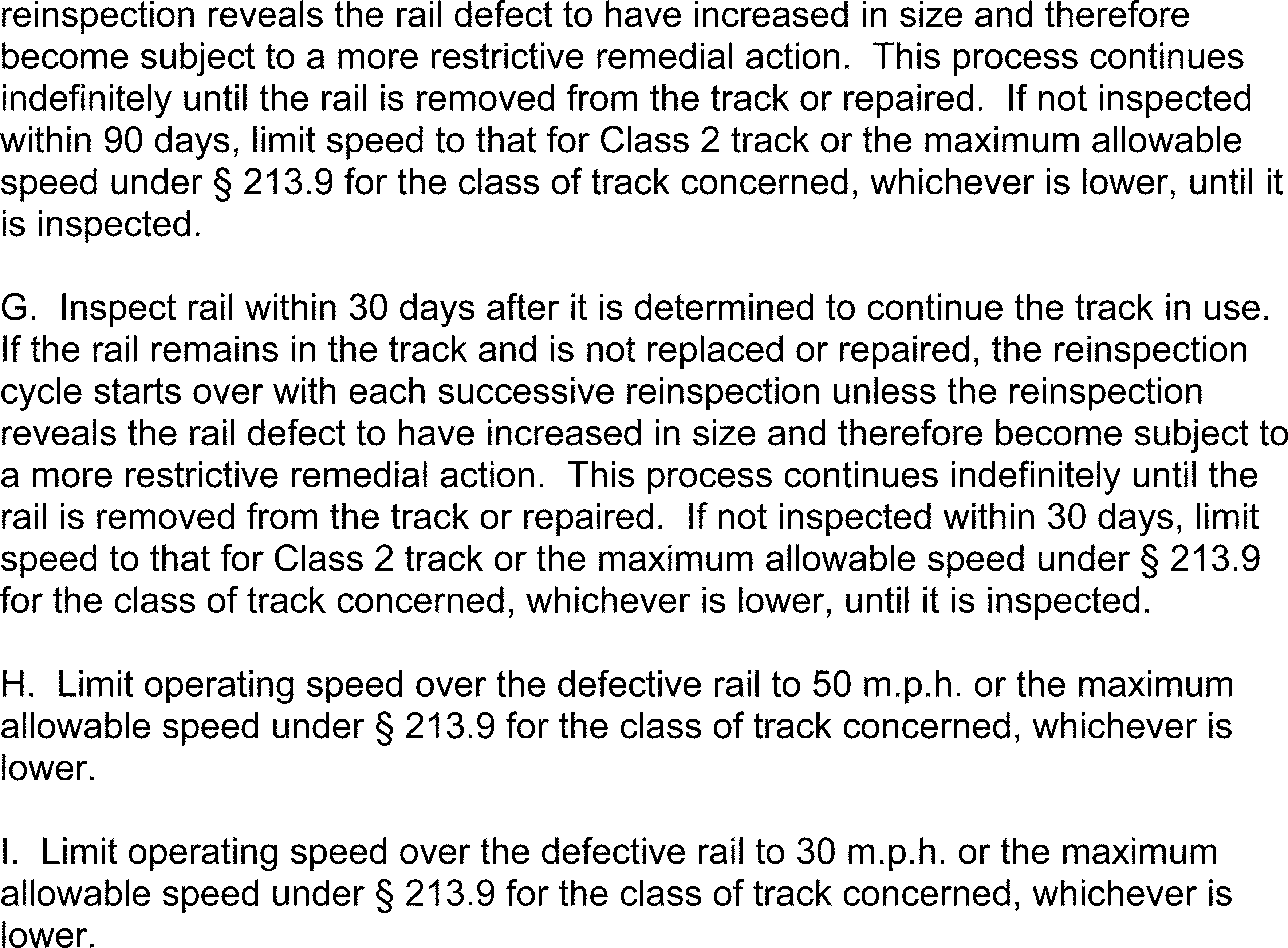 Federal Register Track Safety Standards; Improving Rail Integrity