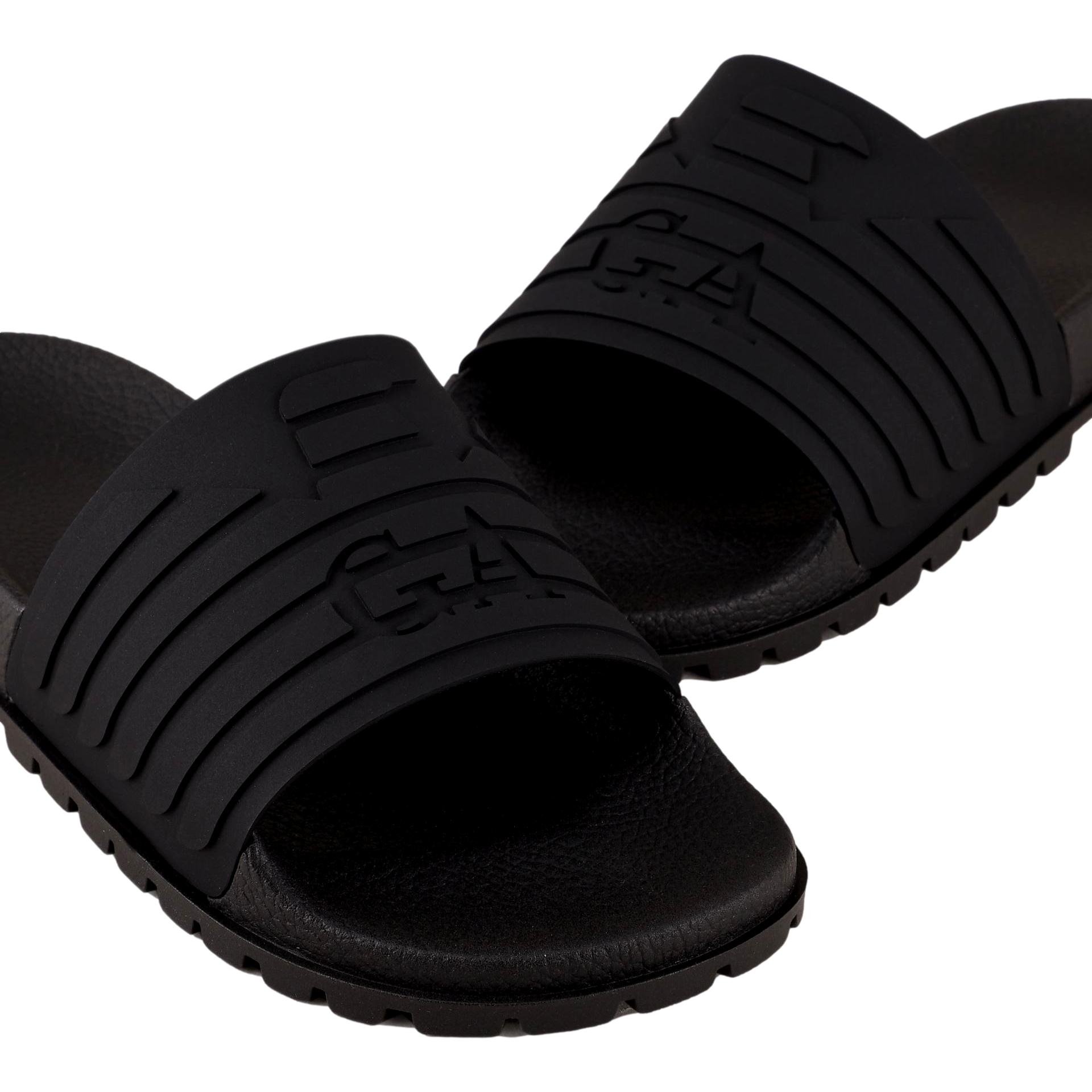 armani eagle sliders