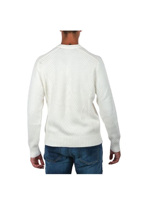 CREW NECK SWEATER WITH TEXTURE ARMANI EXCHANGE | sweaters | 6KZM2A ZMY1Z1100
