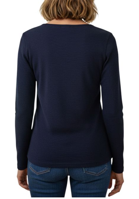 Geometric fancy half-neck jumper ISTINTI | sweaters | 31714BLU